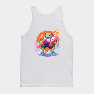 samurai frog Tank Top